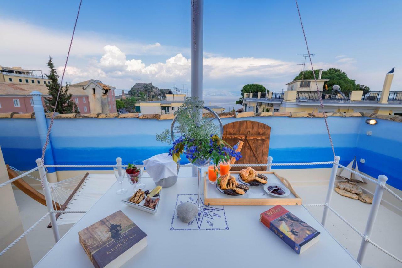 Gregos Rooftop Suite City Center W. Sea View Corfu  Exterior foto